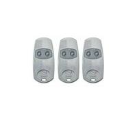 Telecommande d'origine Came TOP432EE 3 pieces. Frequence de code fixe 433,92 MHz