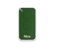 Télécommande d'origine Nice INTI 2L Verte rolling code 2 canaux pour portails