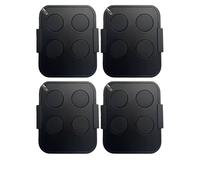 Télécommande d'ouverture de portail, télécommande de porte de garage compatible avec 433,92 MHz à code tournant NICE ON2 ON4 ON2E ON4E FLO2R-S FLO4R-S, émetteur à distance (4 pièces-4 boutons)