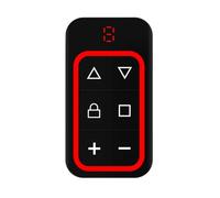 Télécommande d'ouverture de porte de garage, contrôle par pression confortable, 7,3 x 3,76 x 1,3 cm, télécommande pratique au format de poche, outil d'accès sans fil, portable, pour allées de