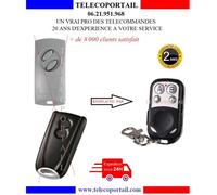 Télécommande - ECOSTAR - RSC2/RSE2 - Compatible TUBAUTO (HORMANN) - 4 canaux - 433 92 MHz