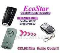 télécommande Ecostar RSE2 RSC2, appareil portable, 2018 Mhz, code roulant, nouveauté 433