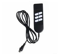Télécommande électrique inclinable à 5 broches pour fauteuil élévateur de canapé compatible avec plusieurs fonctions de boutons et contrôleurs de moteur (6 boutons droits)