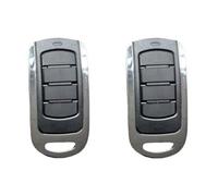 Télécommande Électronique Universelle De Porte Garage, 433MHz, Porte-clés, Transmetteur Manuel Commande Sans Fil(2pcs-black)