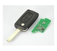 Télécommande émetteur compatible avec Peugeot 207 2 boutons 6490EE