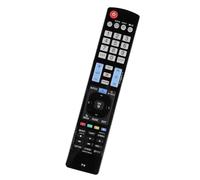 Télécommande ergonomique sans batterie pour téléviseurs AKB73756504 Construction Remplacement Télécommande Plug Play Noir