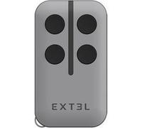 Télécommande Extel weatem 5 grise et noire pour portail et garage G