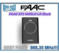 Télécommande FAAC XT2 868 SLH LR Noir - 868 Mhz, Rolling code - Portail, garage