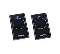 Télécommande - FAAC - XT4 - Lot de 2 - Programmable - 4 boutons - Noir