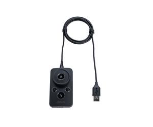 Télécommande Filaire Jabra 50-219 pour Micro-Casques Engage, Connectivité USB-A, Boutons Rétroéclairés, ABS/POM/TPE, 45x82x17mm, 60g