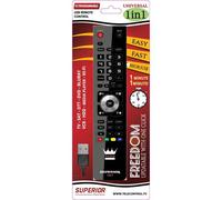 nuovaVideosuono FREEDOM1IN1 télécommande IR Wireless DVD/Blu-ray, Media player, PC, SAT, Barre de son, TV, VCR Appuyez sur les boutons