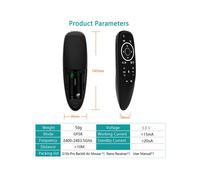 Télécommande G10S Pro pour Android TV Box Télécommande vocale