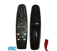 Télécommande - GENERIQUE - CRC2019V (AKB75855501) - universelle - infrarouge - noire - alimentation pile