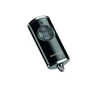 Télécommande Hörmann HSE 4 BS (fréquence 868 MHz, noir laqué, pour ouvre-porte de garage avec des capuchons chromés, piles, dimensions 28x70x14 mm, avec porte-clés) 4511561