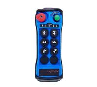 Télécommande industrielle à 6 boutons Q600 LCC, grand instrument, grue de voyage, palan, camion, interrupteur sans fil(Blue,2Tx1R,ACDC24-264V)
