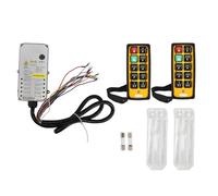 Télécommande Industrielle Double poignée étanche résistant à l' Acide pour palan électrique Grue Ascenseur CNC Pompe à béton Machines d'extraction de Charbon DC24V AC36V AC220V (DC24V)