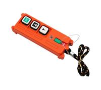 Télécommande industrielle F21-2s AC 220 V Interrupteur à bouton-poussoir sans fil portée 100 m Télécommande industrielle sans fil avec récepteur pour outils élévateurs, ponts élévateurs et grues de