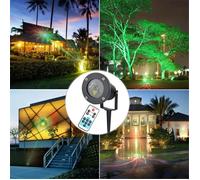 Télécommande infrarouge 2 lentilles 20 motifs rouge vert IP65 projecteur extérieur / intérieur lumières laser Jardin paysager Accuei