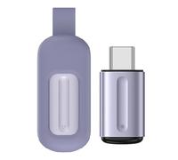 Télécommande infrarouge - Contrôle longue distance, contrôle par téléphone intelligent, design ultra compact, activation Plug and Play, gadget de divertissement à domicile, mini taille noire pour TV