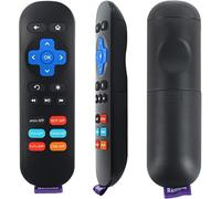Télécommande Infrarouge de Remplacement pour Roku 1/2/3/4 (LT, HD, XD, XS), pour Roku Streaming Player avec 5 Touches de Raccourci (Aucun Programme nécessaire)