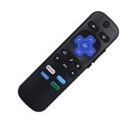 Télécommande infrarouge sans programmation requise, légère et ergonomique, compatible avec les téléviseurs Hisense Roku et Onn Roku.