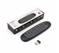 télécommande intelligente sans fil 2.4G, rétroéclairée, rvb, 7 volants, pour boîtier android Tv G64