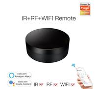 Télécommande intelligente universelle Tuya WIFI IR RF, pour climatiseur TV, contrôle vocal par Alexa Google Assistant, télécommande de copie