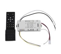 Télécommande invisible avec variateur continu CC et technologie d'onduleur, 6 vitesses réglables, minuterie de 2 heures, compatible avec entrée AC 100-265 V, contrôleurs de sortie 24 V (B)