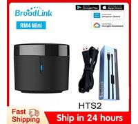 Télécommande IR Broadlink RM4 Mini HTS2 pour climatisation, téléviseur, décodeur, capteur de température et d'humidité, compatible Google Home Alexa Rm4mini
