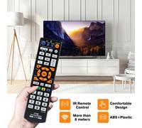 Télécommande IR intelligente universelle avec fonction d'apprentissage, copie de contrôleur de 3 pages pour TV STB DVD SAT DVB HIFI TV BOX, L336