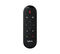 Télécommande IR Wireless Logitech 993-001040 pour ConferenceCam Connect, portée 3m, boutons, 1 périphérique, pile CR2032, 41x9x128mm, 32g