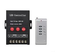 Télécommande LED sans fil avec variateur d'intensité pour éclairage LED flexible et bande compatible avec tension d'entrée DC 5 V 24 V offrant des effets d'éclairage dynamiques et un réglage de la