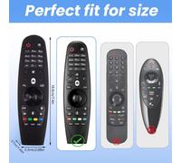 Telecommande lg Housse Coque Compatible avec LG Télécommande AN-MR19BA AN-MR18BA AN-MR600 Smart TV, Etui Protection en Silicone pour LG Magic Remote