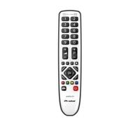 Meliconi - Télécommande Universelle PRATICO 2+ pour 1 TV et 1 décodeur TNT ou Sat - 100% Fonctions d'origine - Corps en Gomme