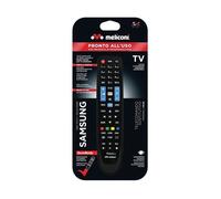Meliconi Télécommande Samsung Gumbody Personal 1+, Prêt à l'emploi, Caoutchouc anti-choc, Noir