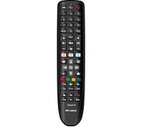 Meliconi Télécommande Gumbody Personal 4+ – Pour TV Philips, préprogrammée, caoutchouc antichoc Noir