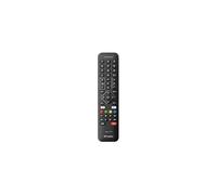 Meliconi Télécommande universelle Easy TV+ – Smart TV, clavier complet, Learn, Mode Enfant, Noir