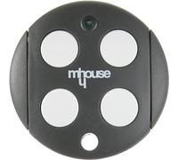 Télécommande MHOUSE NICE GTX4 pour Portail - Émetteur 433,92 MHz 4 Canaux Rolling Code pour Portail et Garage - Compatible MHOUSE NICE MOOVO - Pile et Notice Incluses