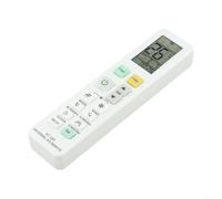 Télécommande multifonction pour climatiseur, panneau d'affichage numérique, version anglaise, fonction mémoire, design ergonomique, signal de contrôle longue distance (B)