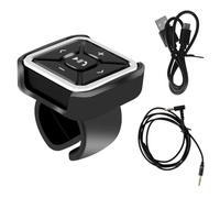 Télécommande multimédia Bluetooth pour Boutons de Volant, contrôleur de téléphone IPX4 imperméable Appelle contrôleur de Musique pour Voiture vélo Moto Boutons pour téléphone iOS Android
