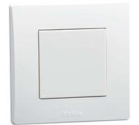 télécommande murale - 1 touche - 45 x 45 - yokis tlm1t45