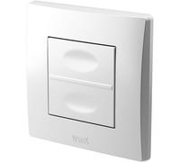 Télécommande murale 2 touches Zigbee UP extra plate avec sonde de température - URMET YOKIS - TLM2-UP