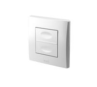 Télécommande murale extra plate 2 touches Radio Zigbee - URMET TLM2-UP