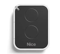 Télécommande Nice Era ON2E/2 canaux/Code de roulement/Transmetteur de porte et garage/433,92 MHz/Compatible avec Nice Motorisation