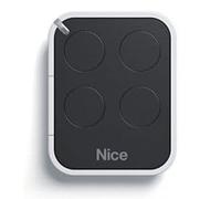 Télécommande Nice Era ON4E ON4 - Émetteur Portail et Porte de Garage - 4 Canaux, Fréquence 433,92 MHz, Noir/Blanc - Compatible Motorisation Nice