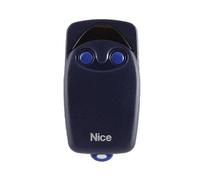 Télécommande Nice FLO2 - Émetteur Portail et Porte de Garage - 2 Canaux, Fréquence 433,92 MHz, Noir/Blanc - Compatible Motorisation Nice