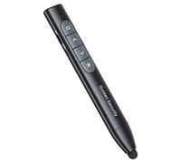 Telecommande Ordinateur Powerpoint Pointeur du Présentateur avec 2.4GHz USB, Rechargeable et Inscriptible de Télécommande Powerpoint, pour Présentation, Enseignement