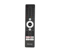 Télécommande originale compatible avec Peaq RC600 43GQU-5024T 43GQU-5025T 43GU-5024T 55GU-5025T 43GU-5025T 55GU-5125T Cecotec ALH40032 ALH40032S ALU4004 3 3 ALU4 0043S VQU40043 VQU40043S Stream