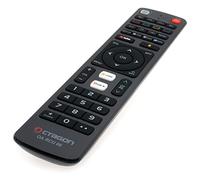 Télécommande originale Octagon OA RCU 06 pour Spirit 4K Android TV et Spirit PRO 4K Android TV - fonction 2 en 1 sans formation pour le récepteur et apprentissage pour la télévision, télécommande