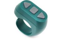 Télécommande Party Turner compatible Bluetooth pour caméscope Bouton Selfie pour téléphone portable Vert foncé